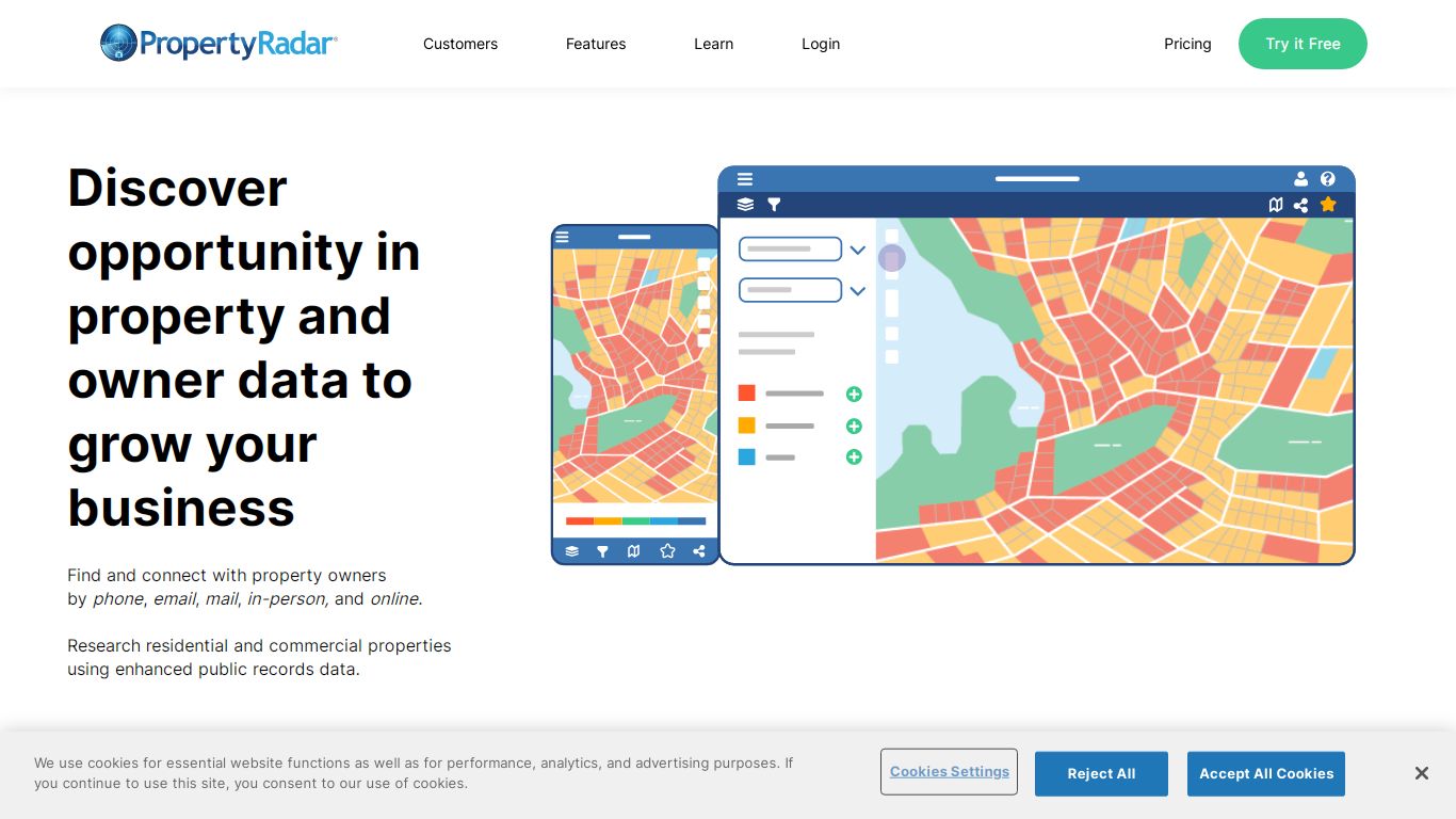 Property Owner Information & Public Records Search App | PropertyRadar